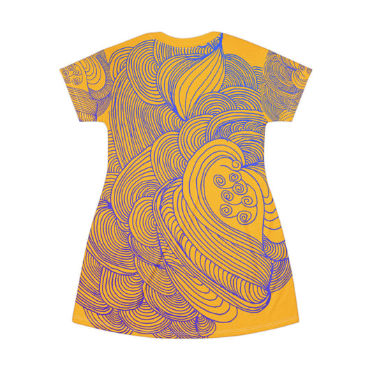 Flow of Love-T-Shirt Dress