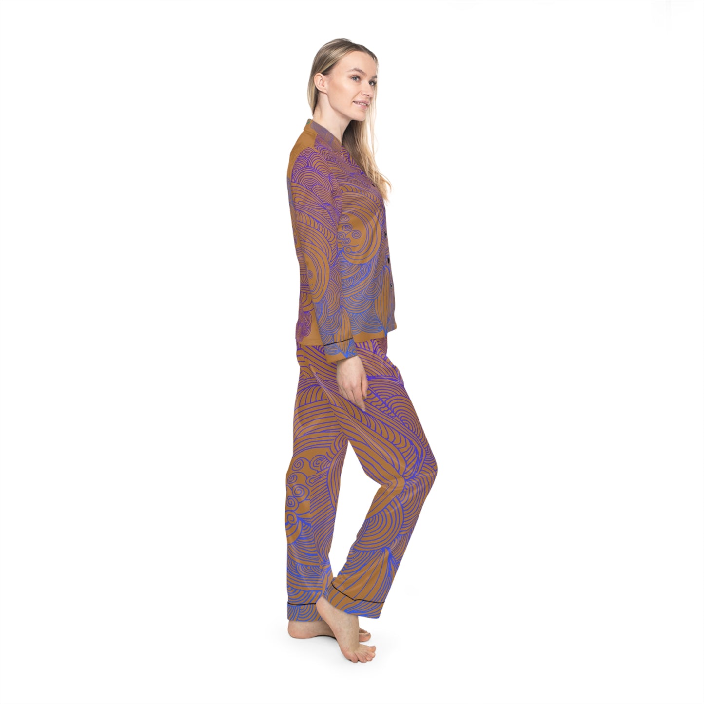 Women's Satin Pajama Set - Elegant Sleepwear