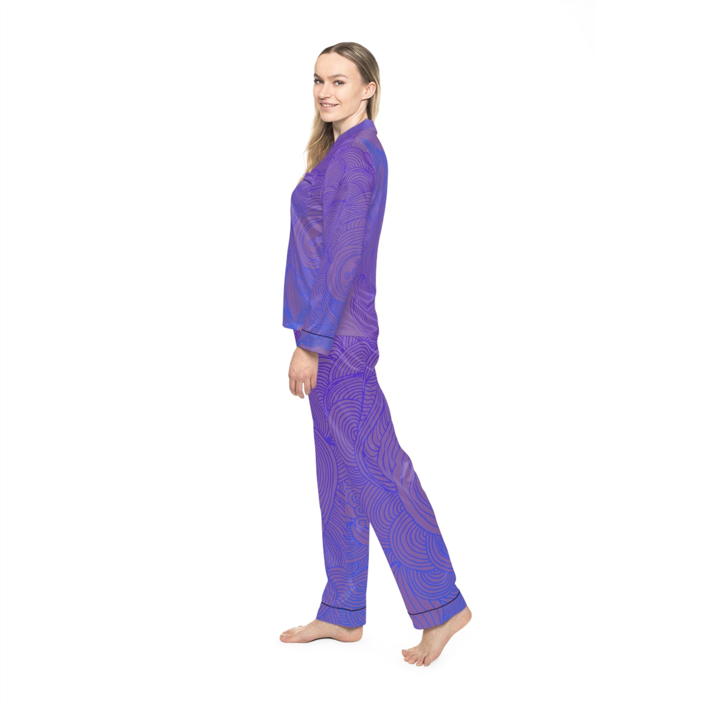 Women's Satin Pajama Set - Elegant Sleepwear
