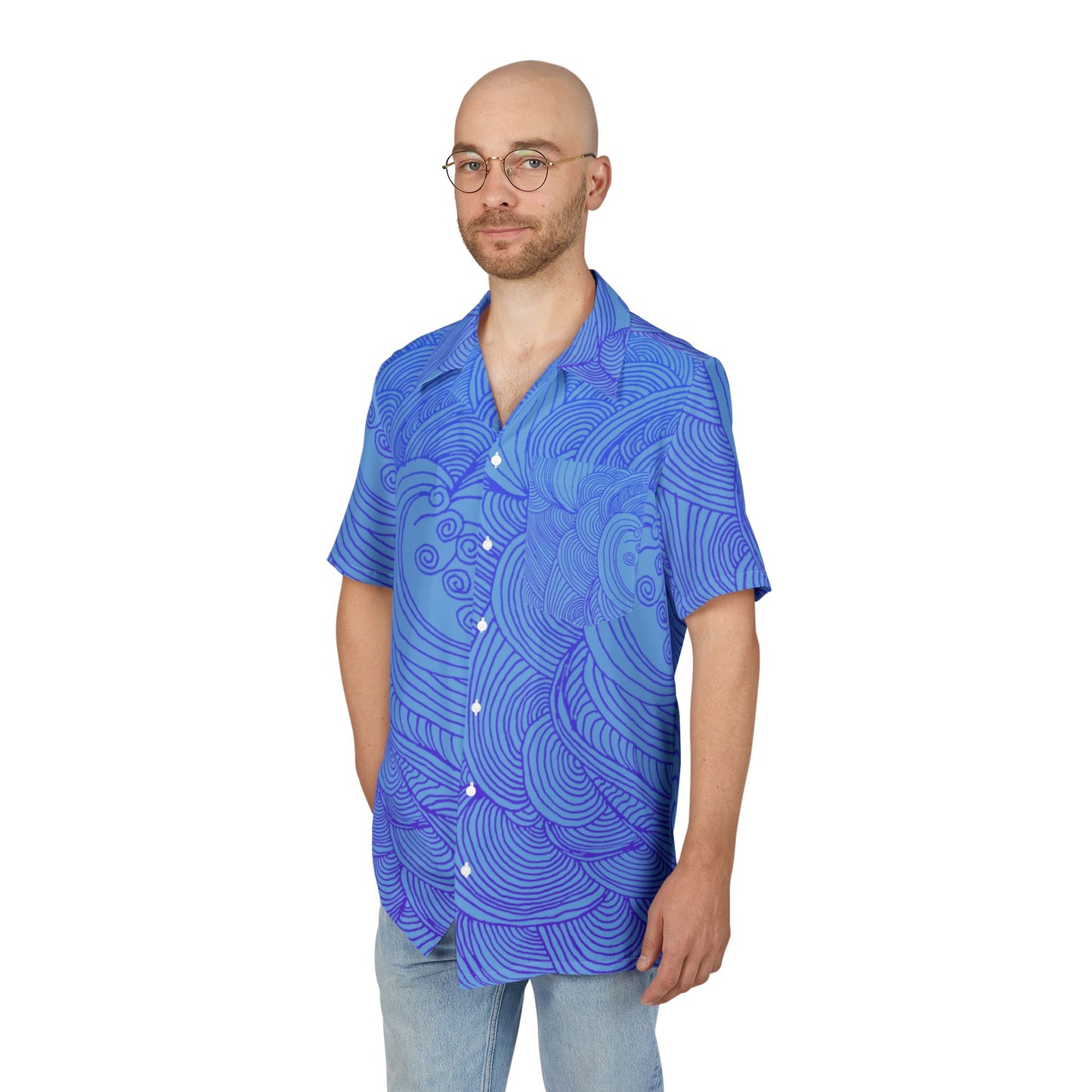 Unisex Hawaiian Button-Down Shirt - Tropical Summer Vibes