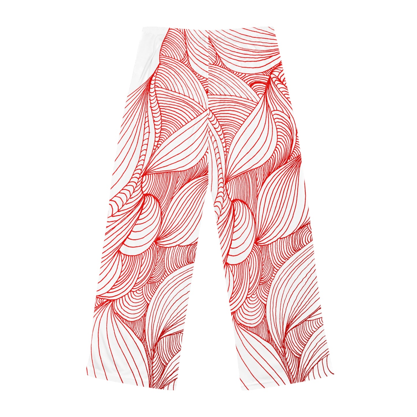 Stylish Women's Pajama Pants with Colorful Leaf Design