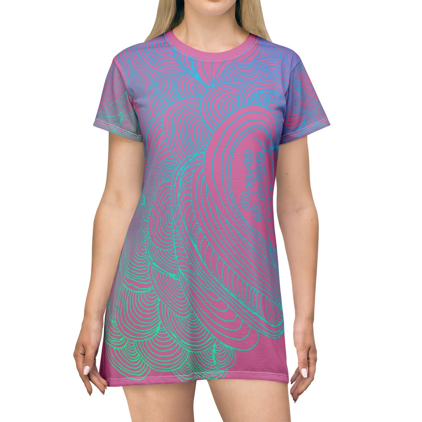 Flow of Love-T-Shirt Dress