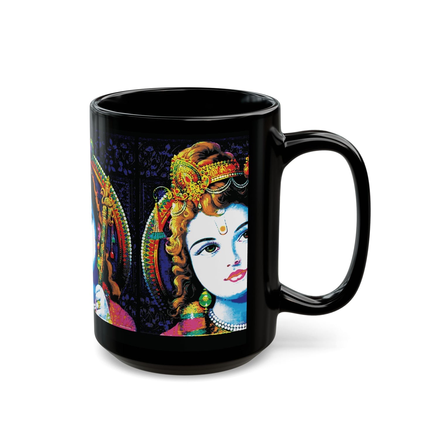Krishna Black Mug (11oz, 15oz)