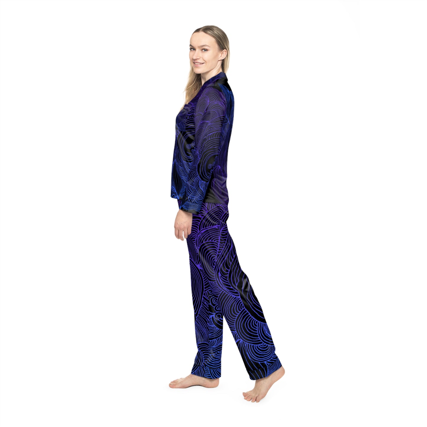 Women's Satin Pajama Set - Elegant Sleepwear