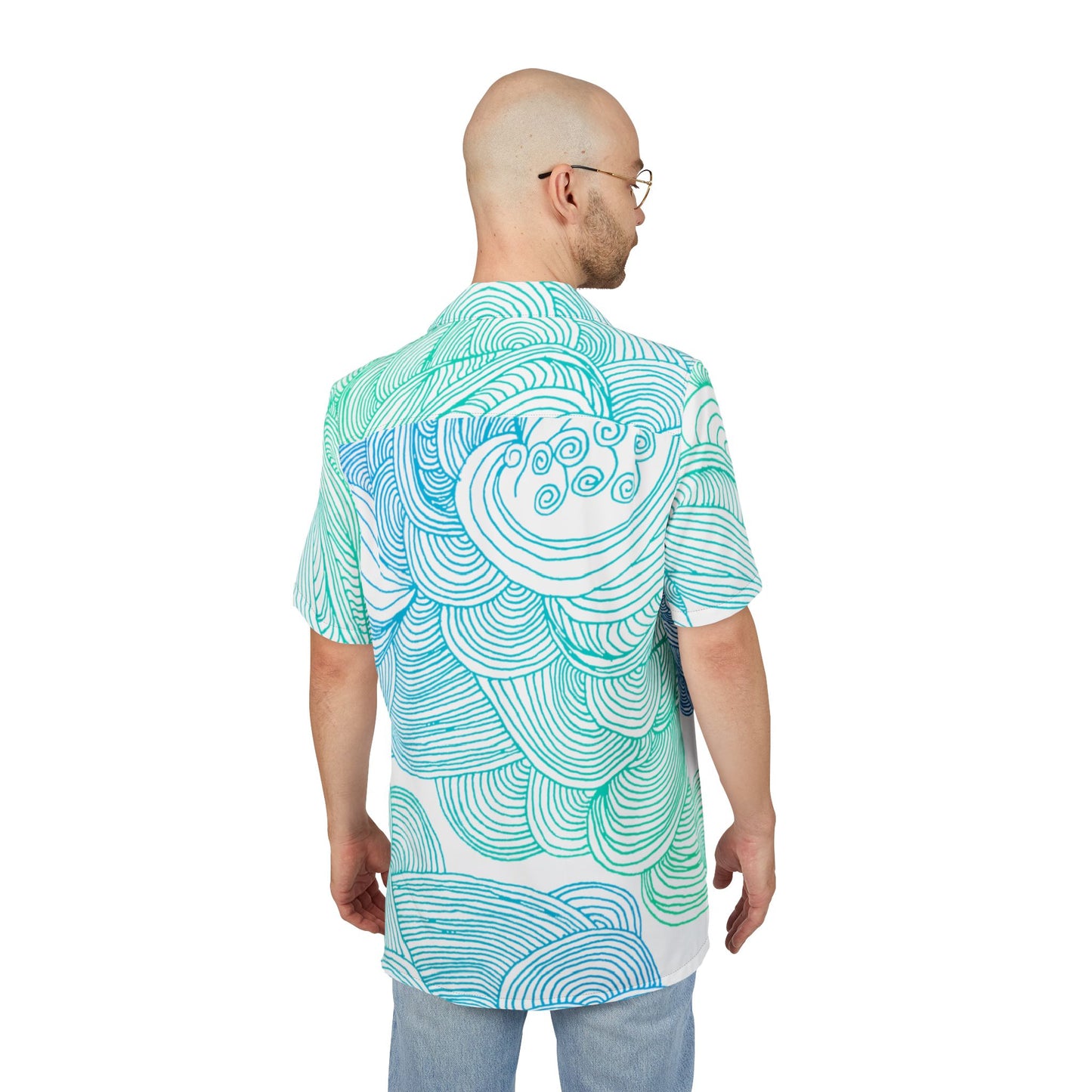 Unisex Hawaiian Button-Down Shirt - Tropical Summer Vibes