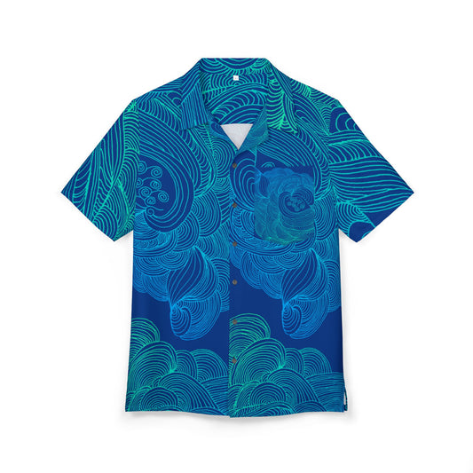 Unisex Hawaiian Button-Down Shirt - Tropical Summer Vibes