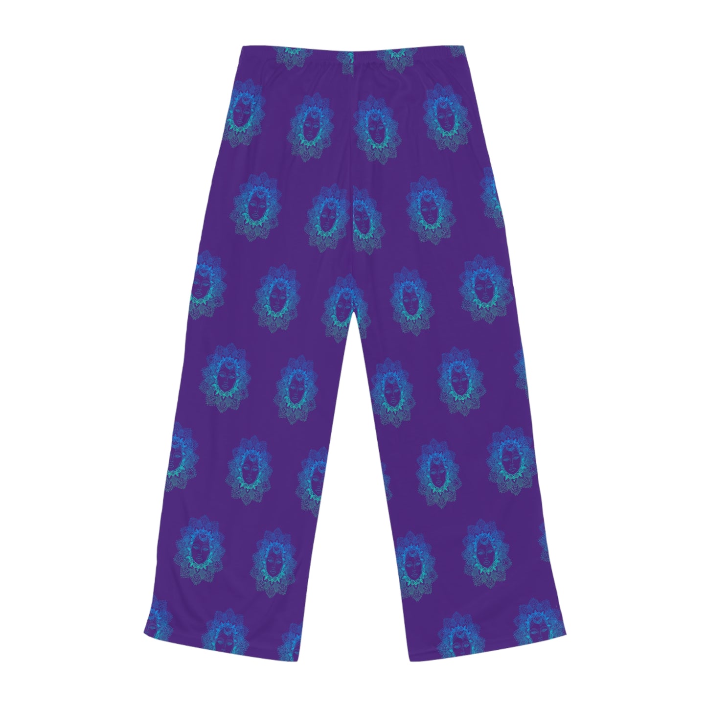 Stylish Women's Pajama Pants with Colorful Leaf Design
