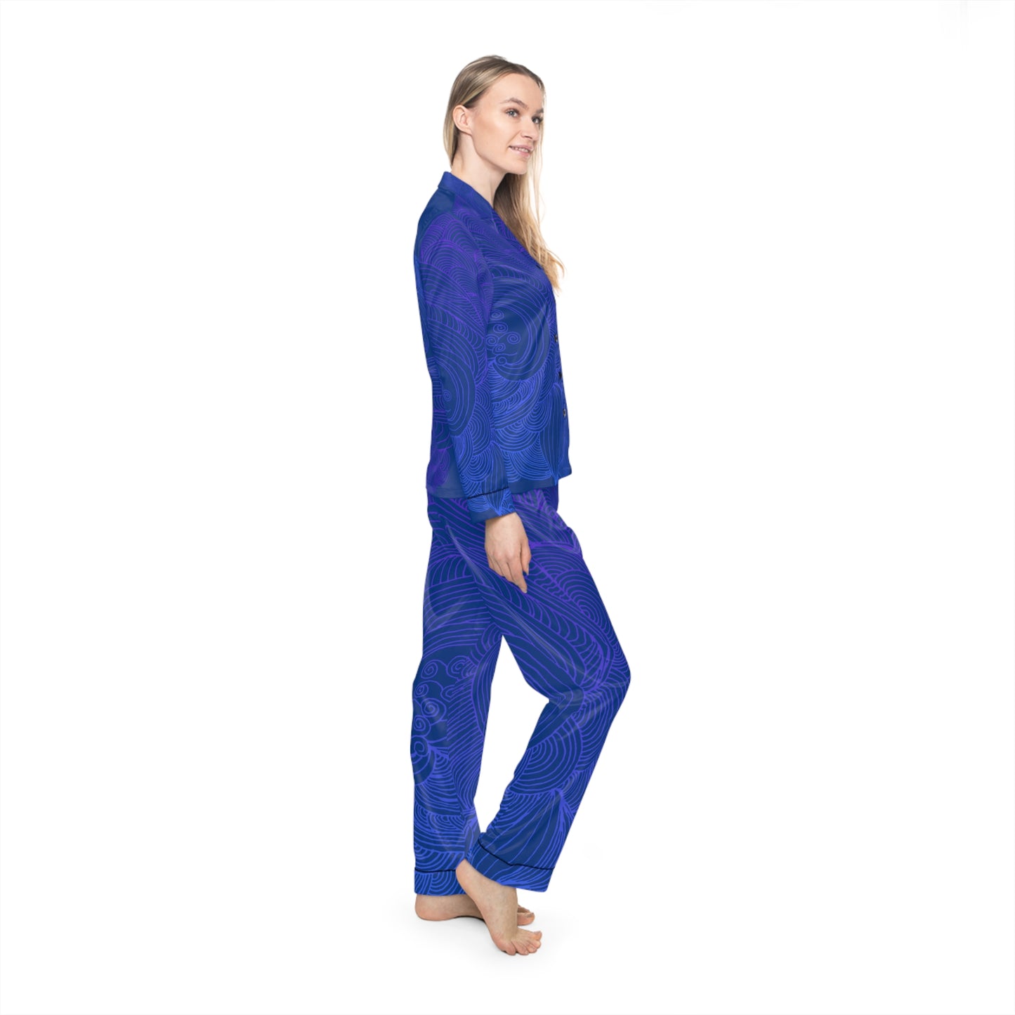 Women's Satin Pajama Set - Elegant Sleepwear