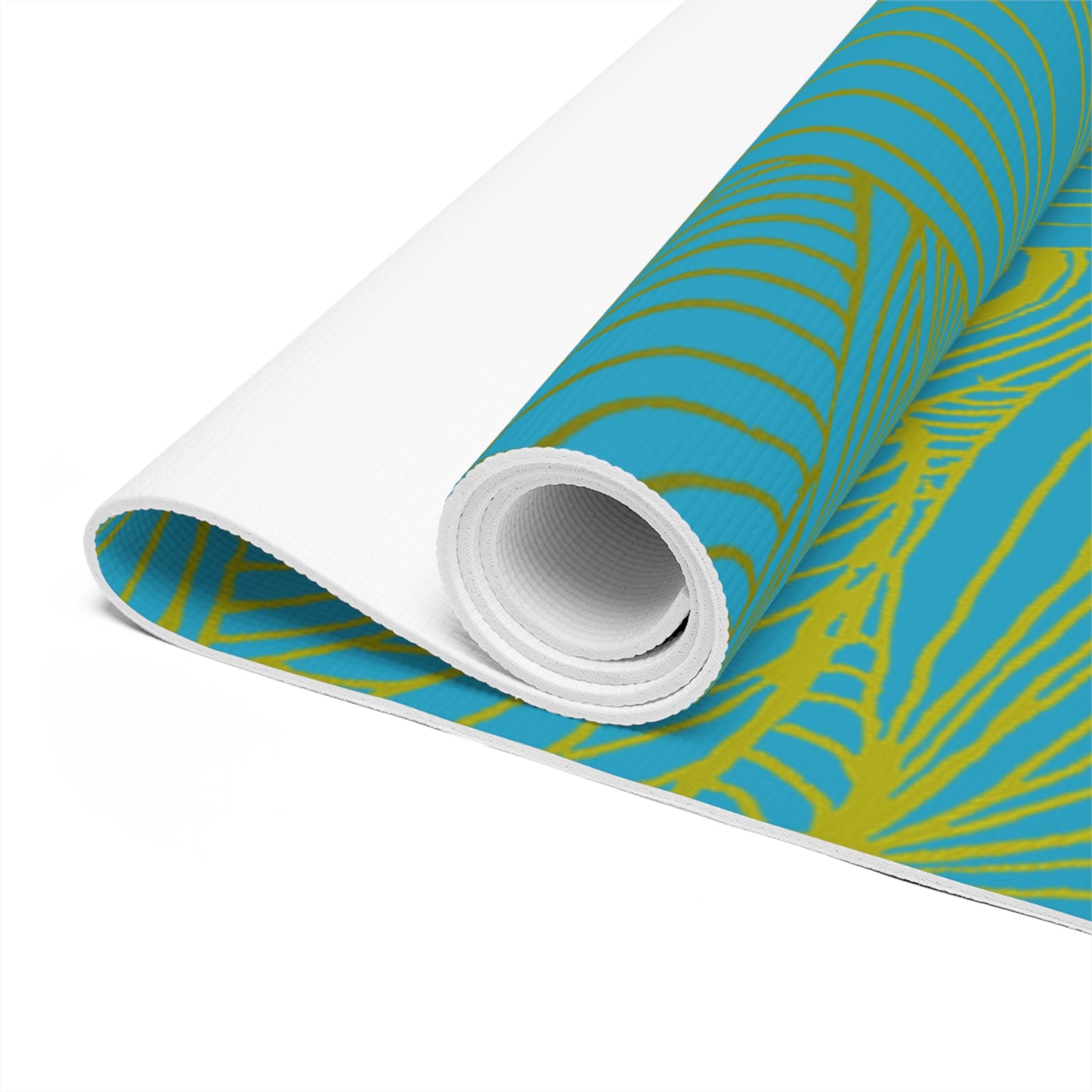 Tranquil Waves Foam Yoga Mat - Comfortable Non-Slip Exercise Mat for All Levels