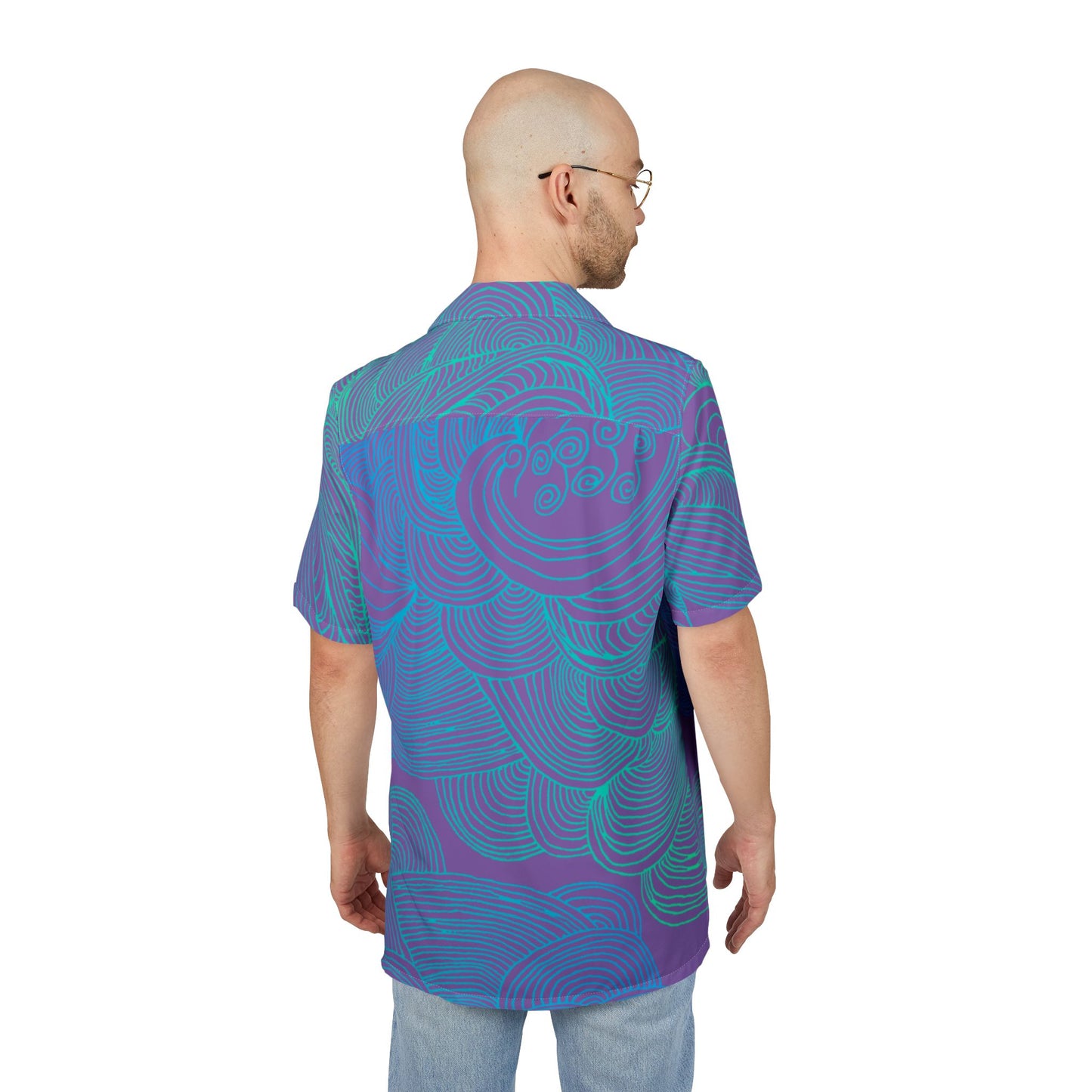 Unisex Hawaiian Button-Down Shirt - Tropical Summer Vibes