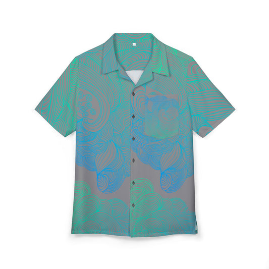 Unisex Hawaiian Button-Down Shirt - Tropical Summer Vibes
