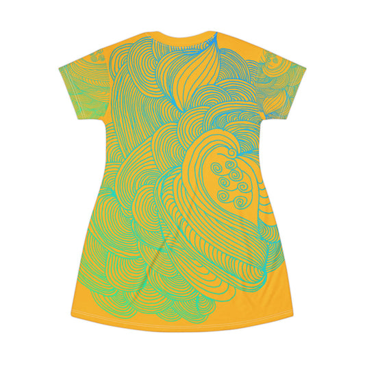 Flow of Love-T-Shirt Dress