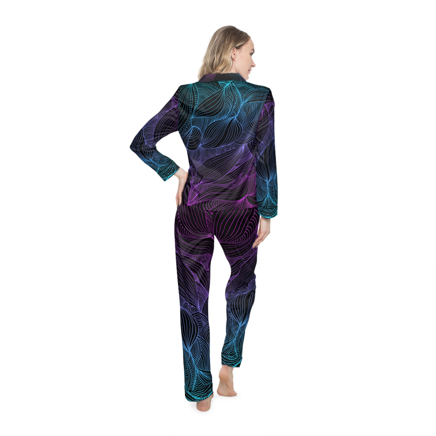 Women's Satin Pajama Set - Elegant Sleepwear