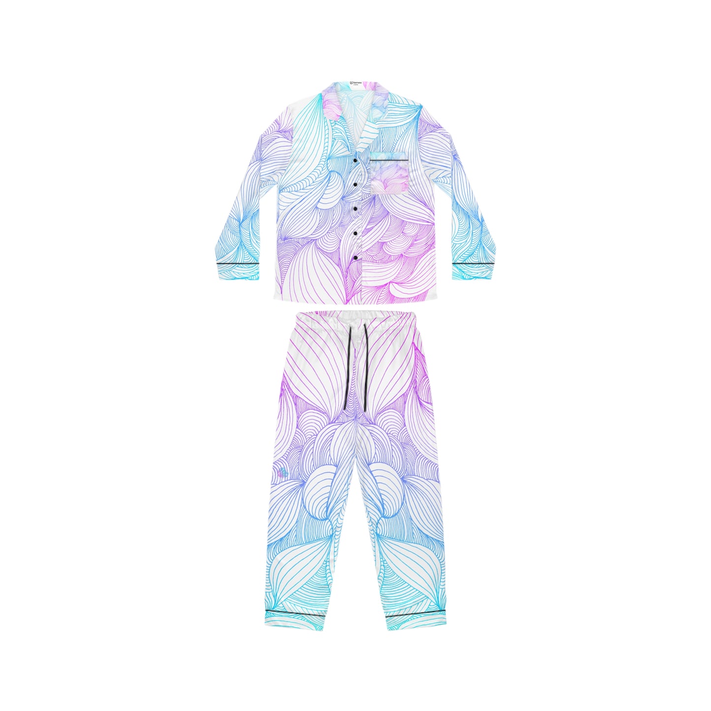 Women's Satin Pajama Set - Elegant Sleepwear