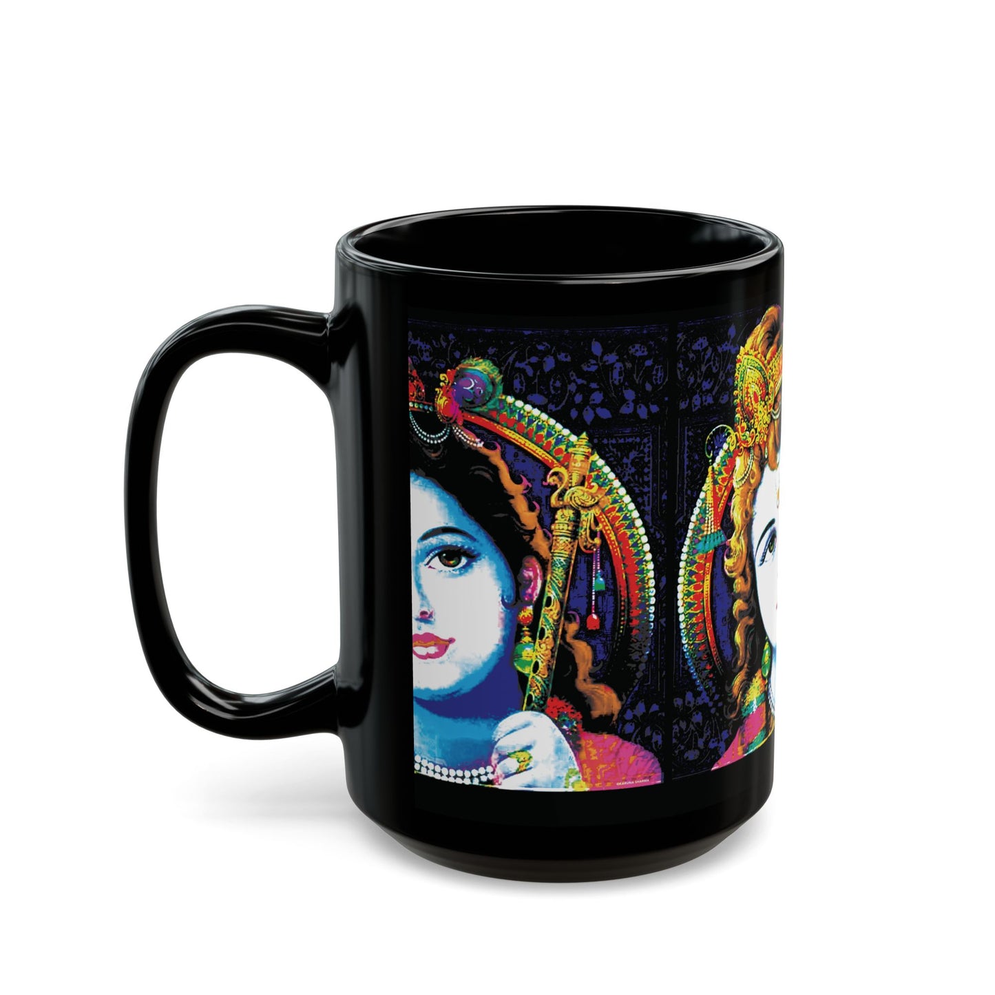 Krishna Black Mug (11oz, 15oz)