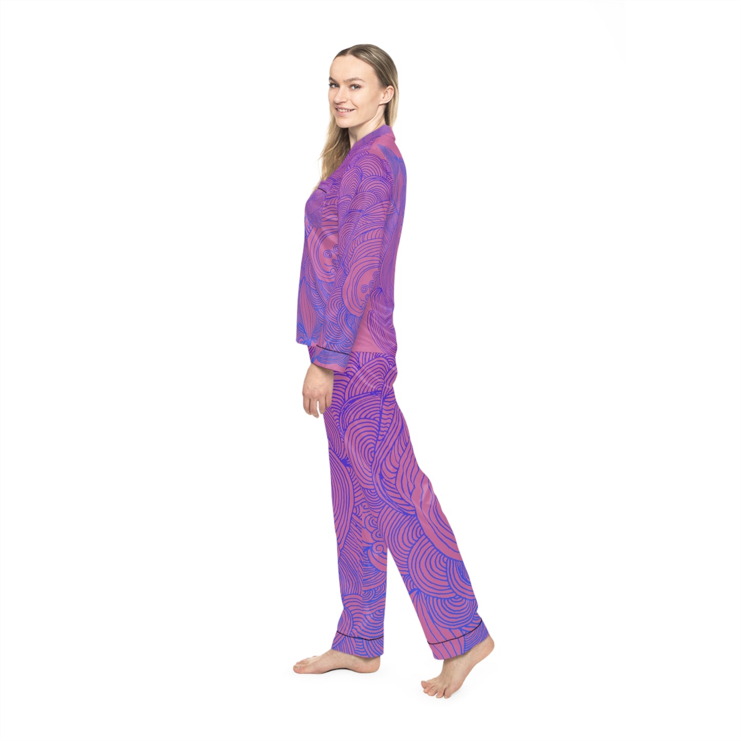 Women's Satin Pajama Set - Elegant Sleepwear