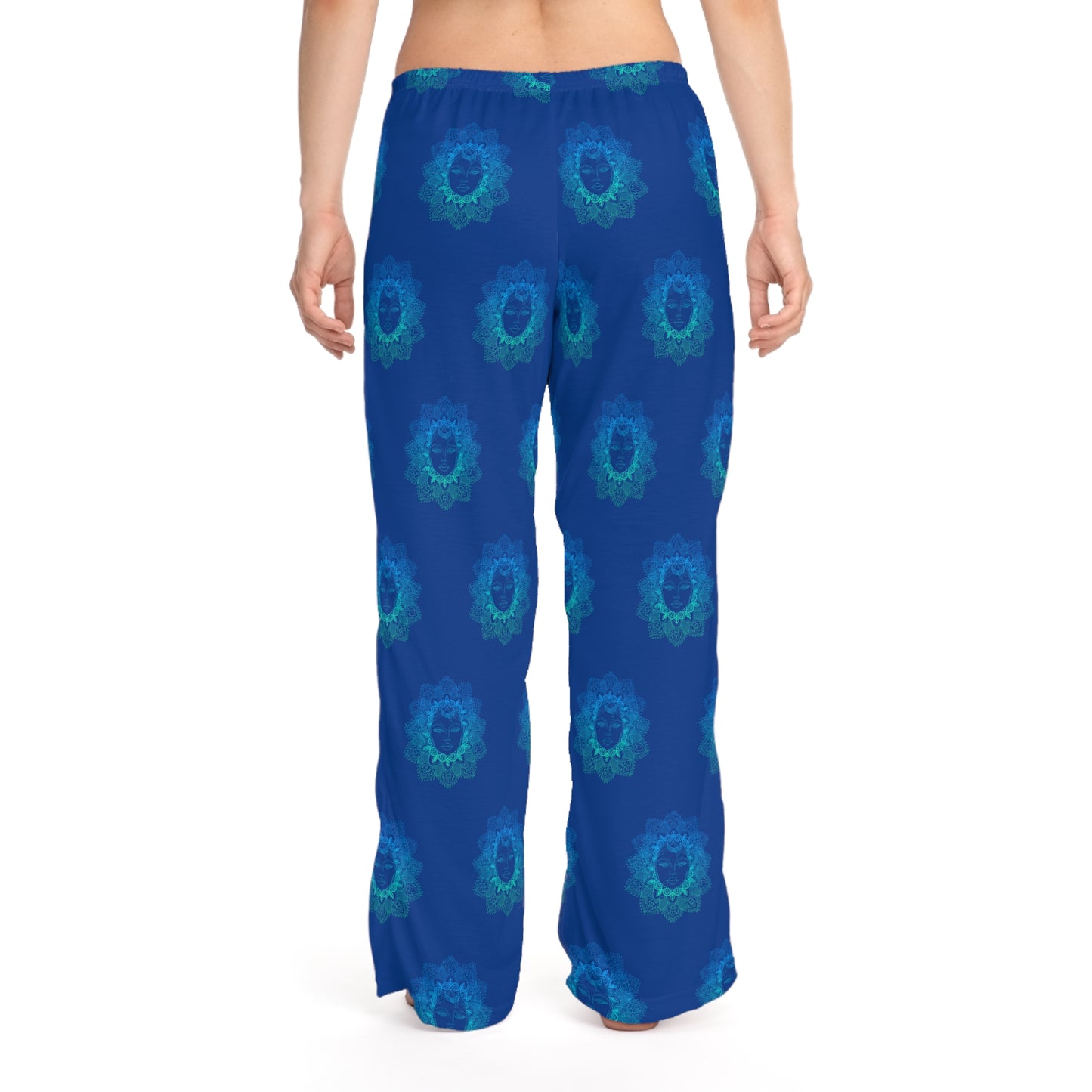 Stylish Women's Pajama Pants with Colorful Leaf Design
