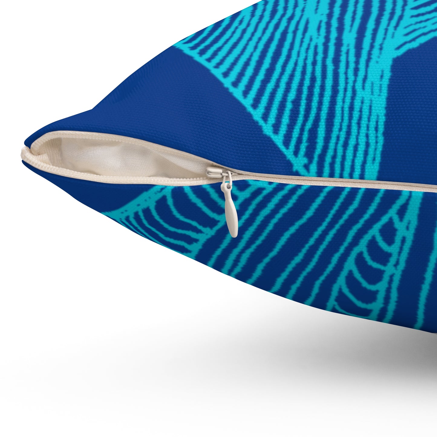 Whispers of Comfort-Spun Polyester Square Pillow