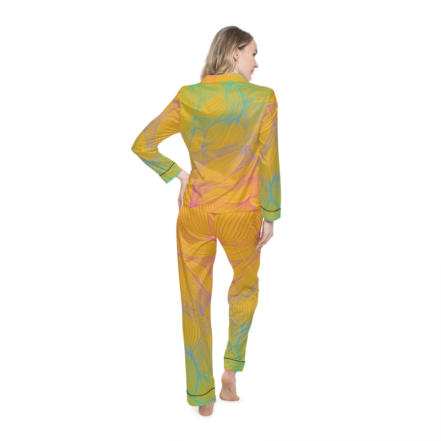 Women's Satin Pajama Set - Elegant Sleepwear