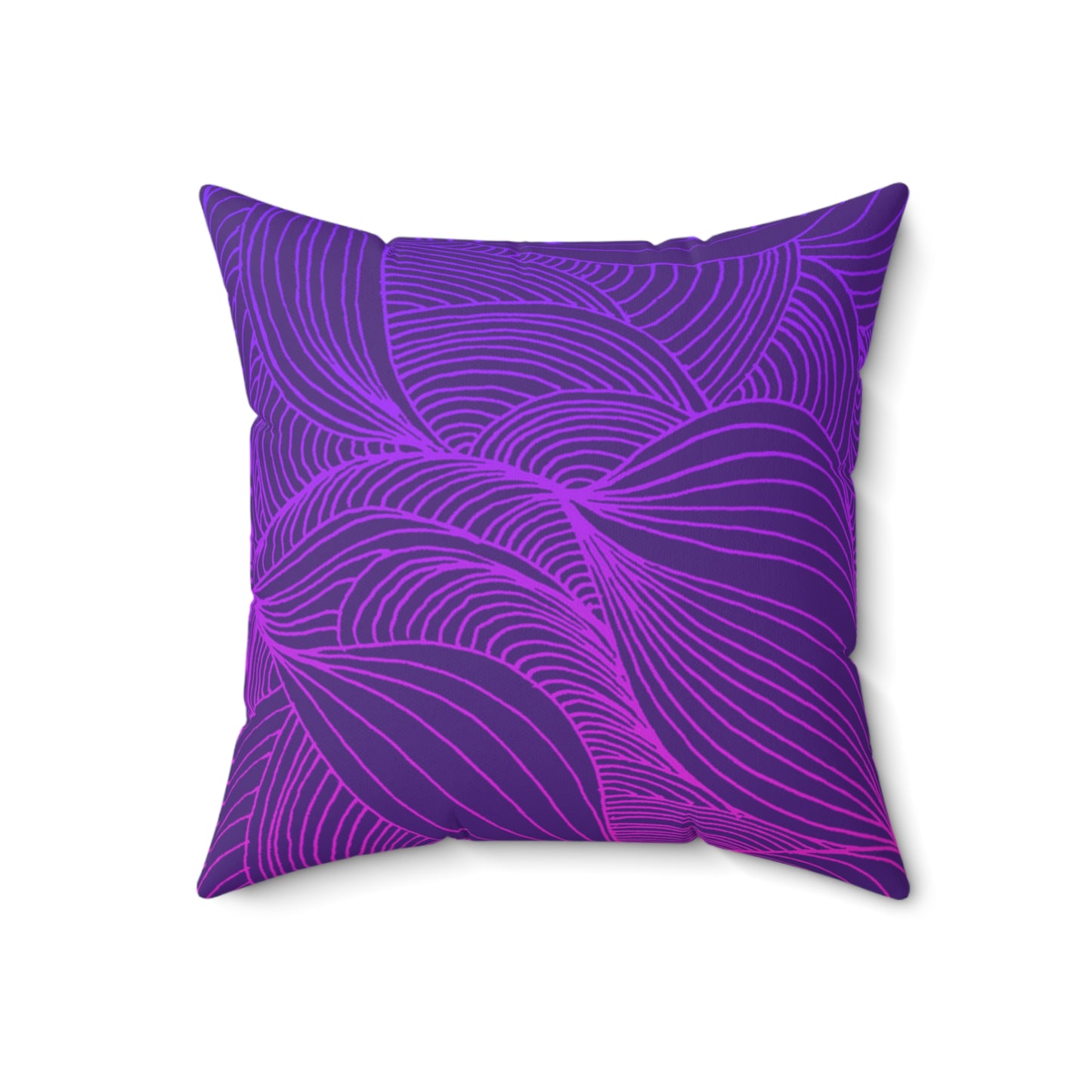 Whispers of Comfort-Spun Polyester Square Pillow