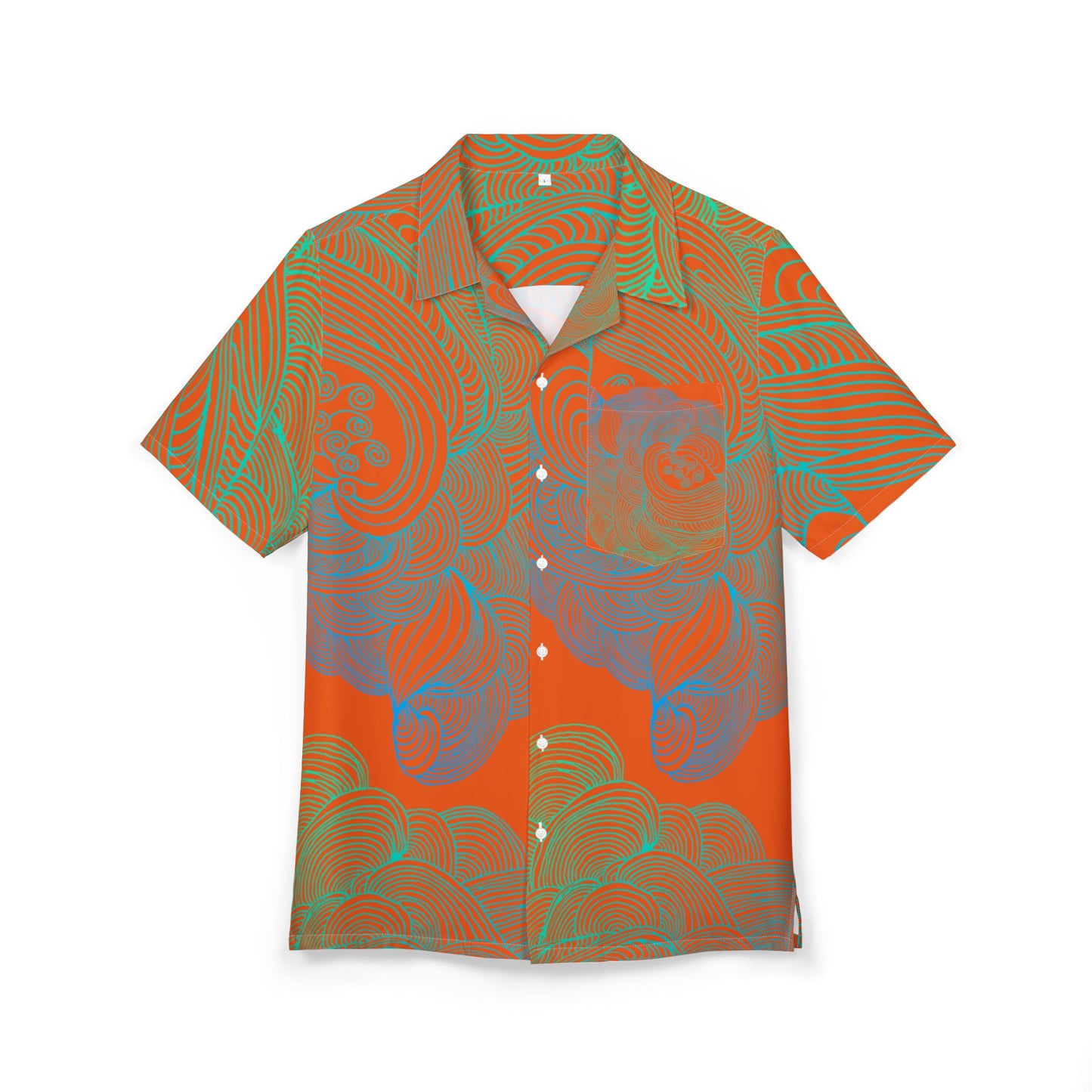 Unisex Hawaiian Button-Down Shirt - Tropical Summer Vibes