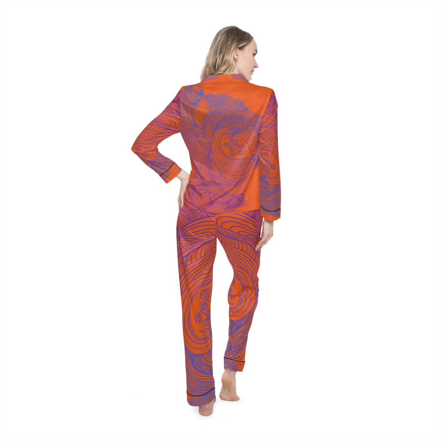 Women's Satin Pajama Set - Elegant Sleepwear