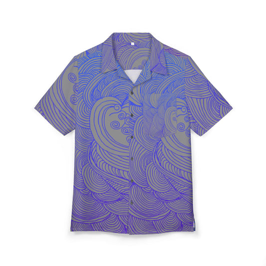 Unisex Hawaiian Button-Down Shirt - Tropical Summer Vibes