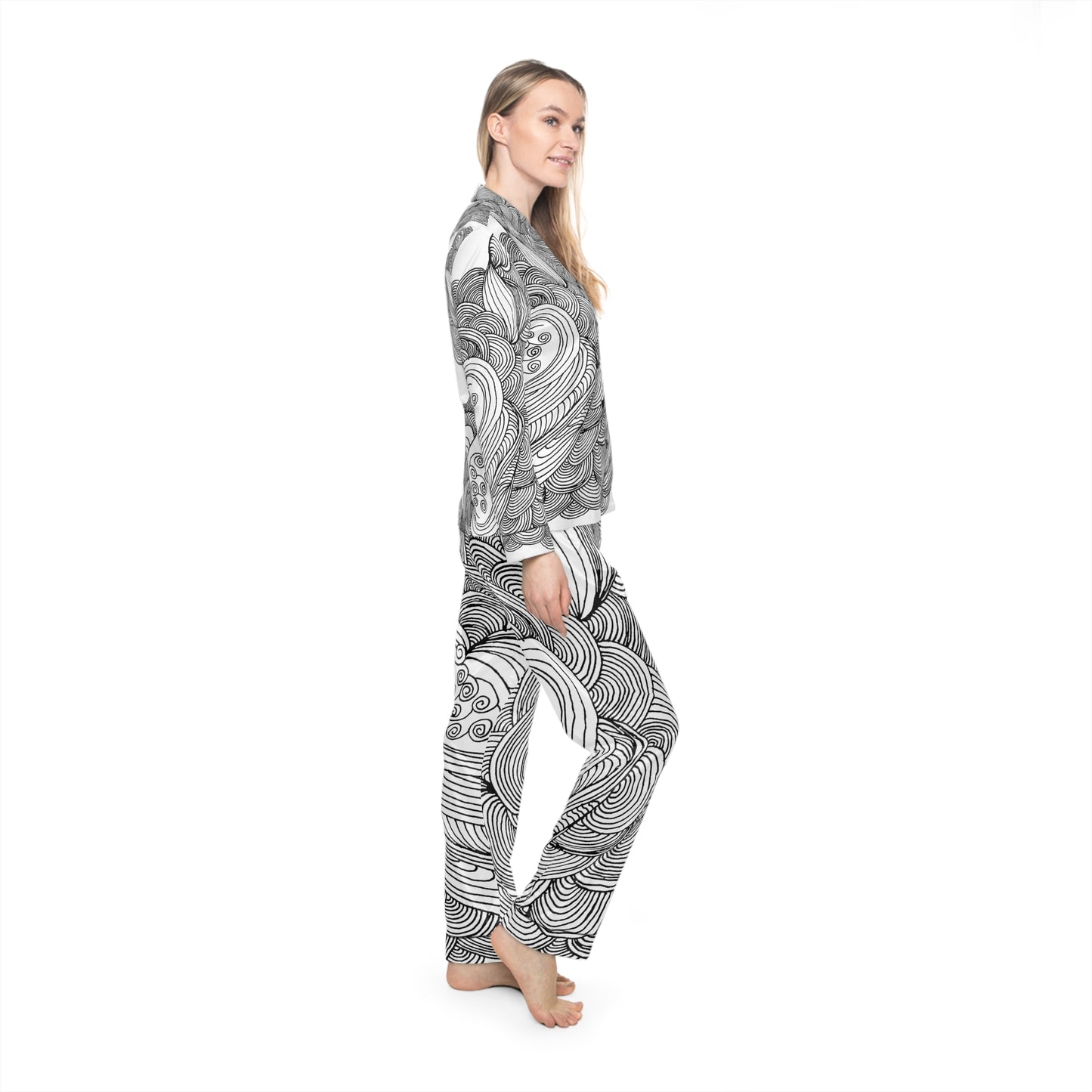 Women's Satin Pajama Set - Elegant Sleepwear