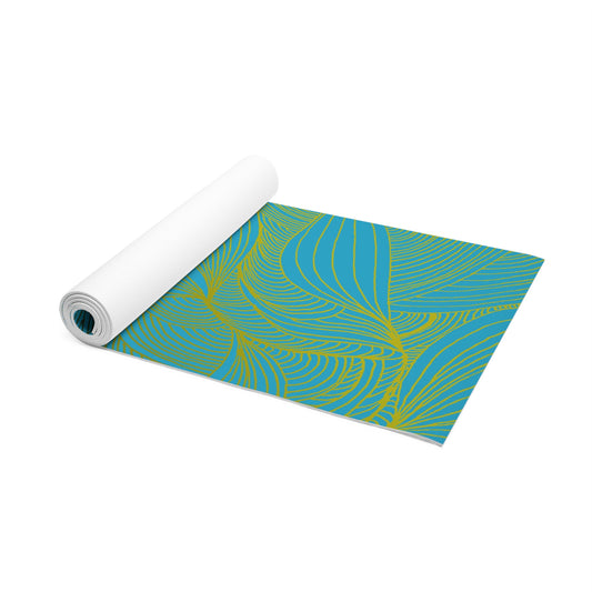 Tranquil Waves Foam Yoga Mat - Comfortable Non-Slip Exercise Mat for All Levels