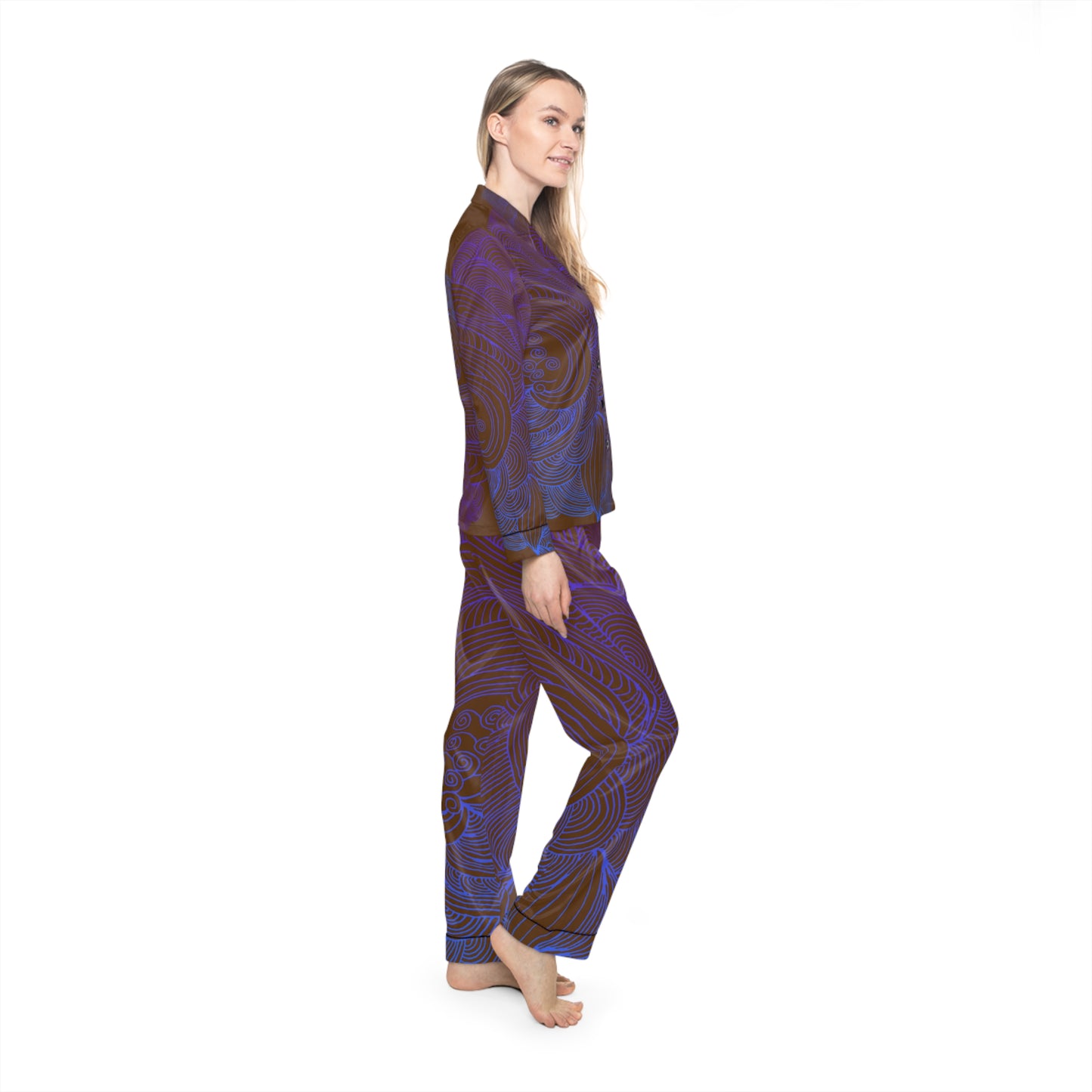 Women's Satin Pajama Set - Elegant Sleepwear