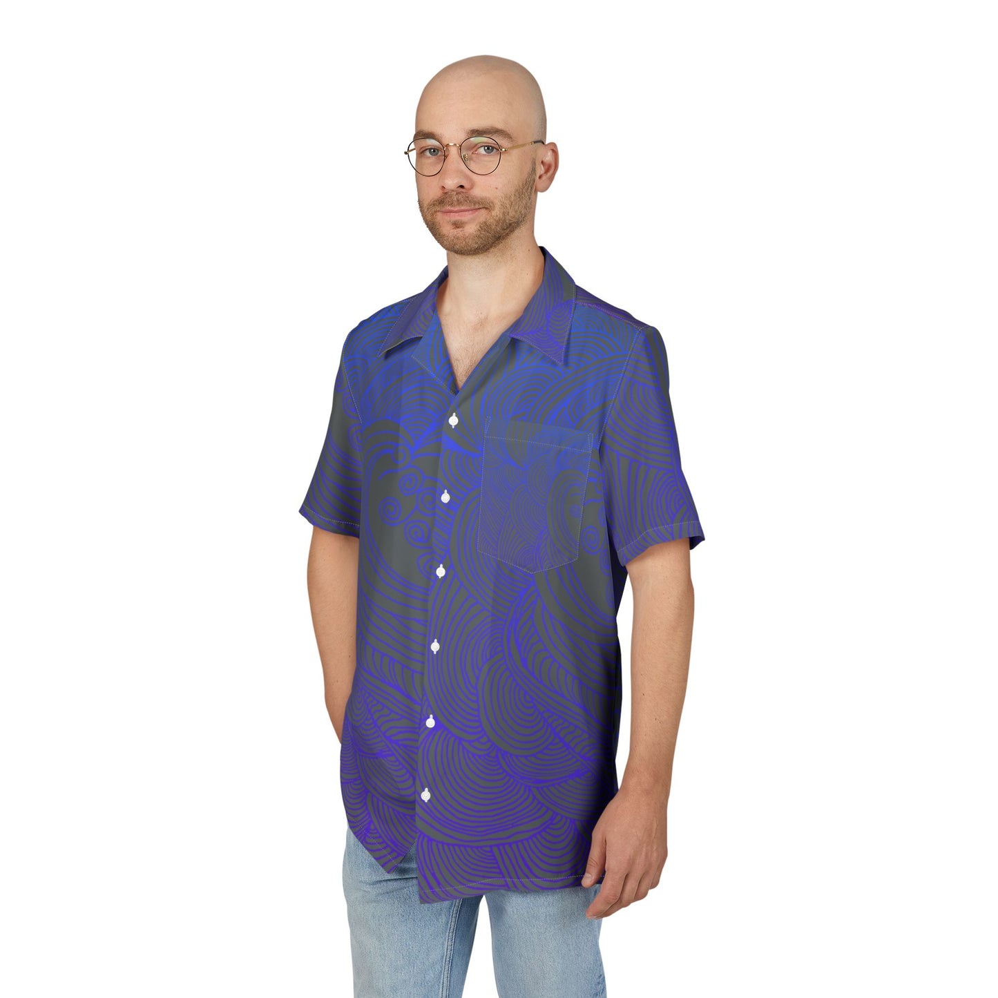 Unisex Hawaiian Button-Down Shirt - Tropical Summer Vibes