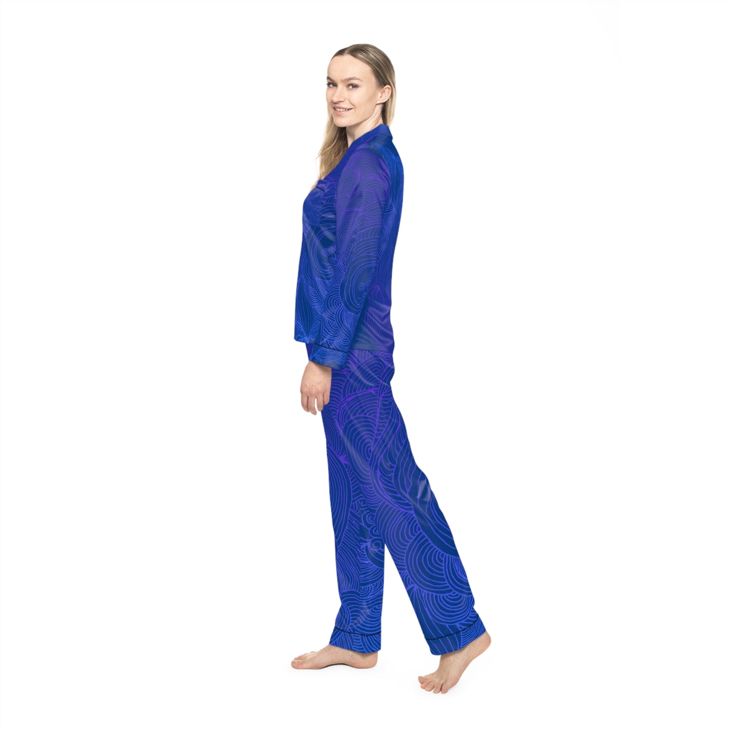 Women's Satin Pajama Set - Elegant Sleepwear