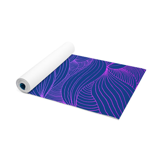 Tranquil Waves Foam Yoga Mat - Comfortable Non-Slip Exercise Mat for All Levels