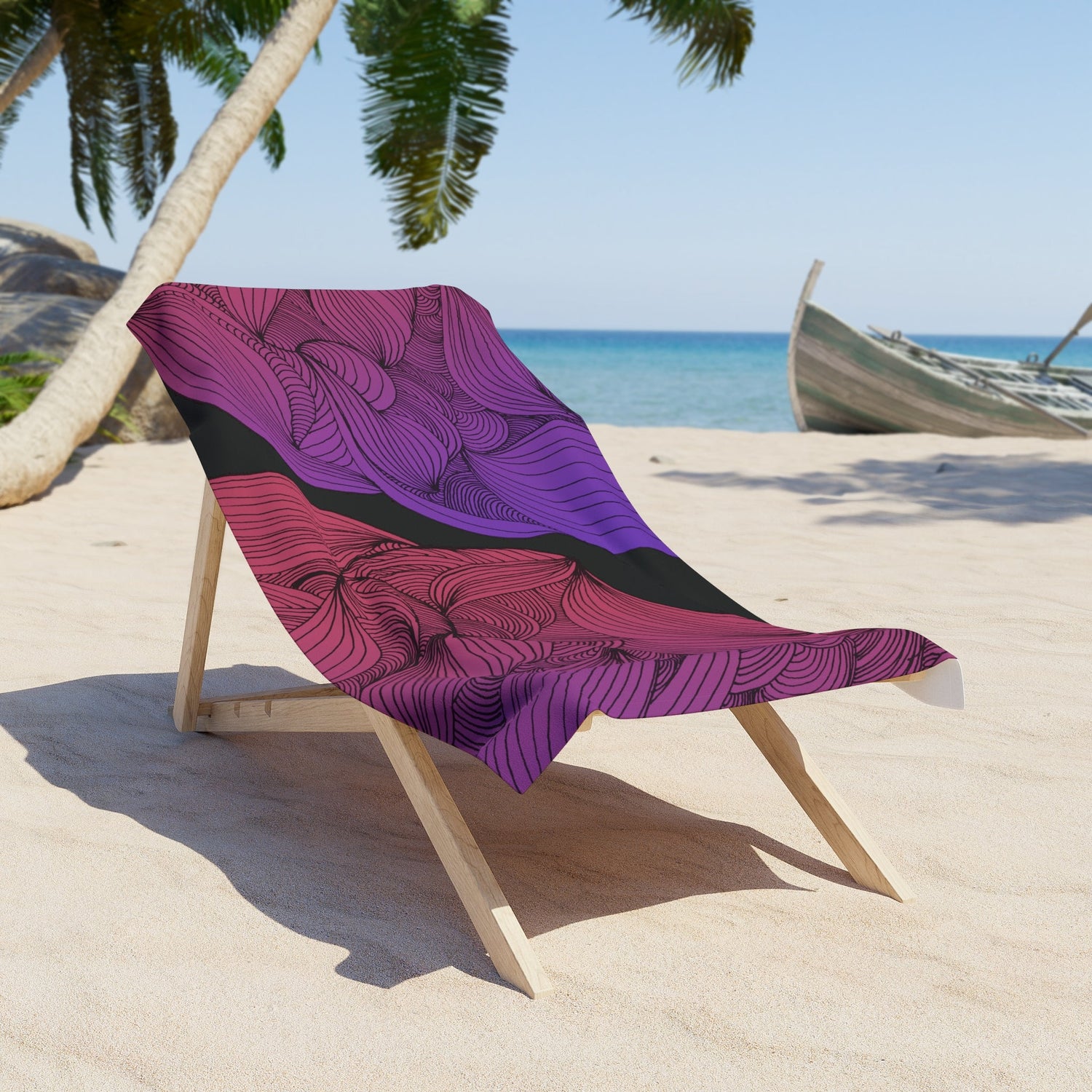 Karuna Creates Tide and Tangle beach towel collection