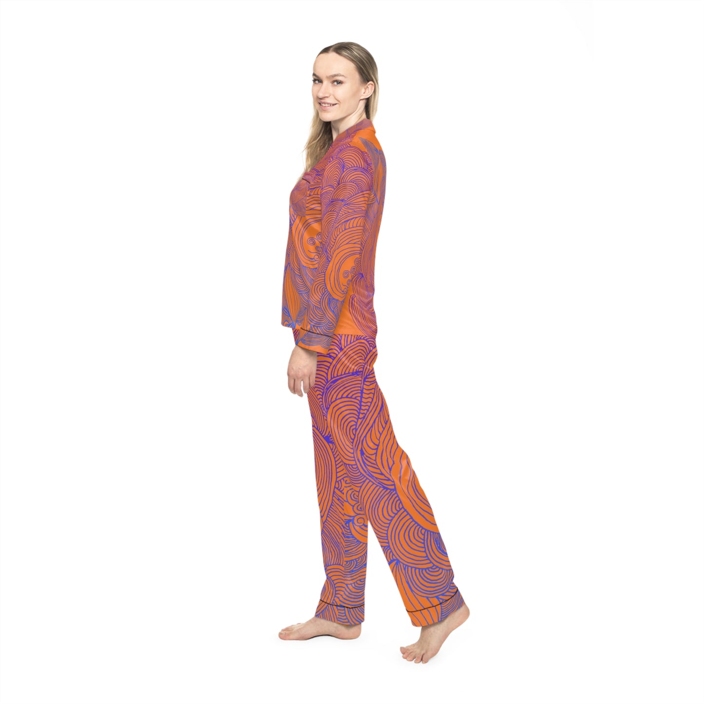 Women's Satin Pajama Set - Elegant Sleepwear