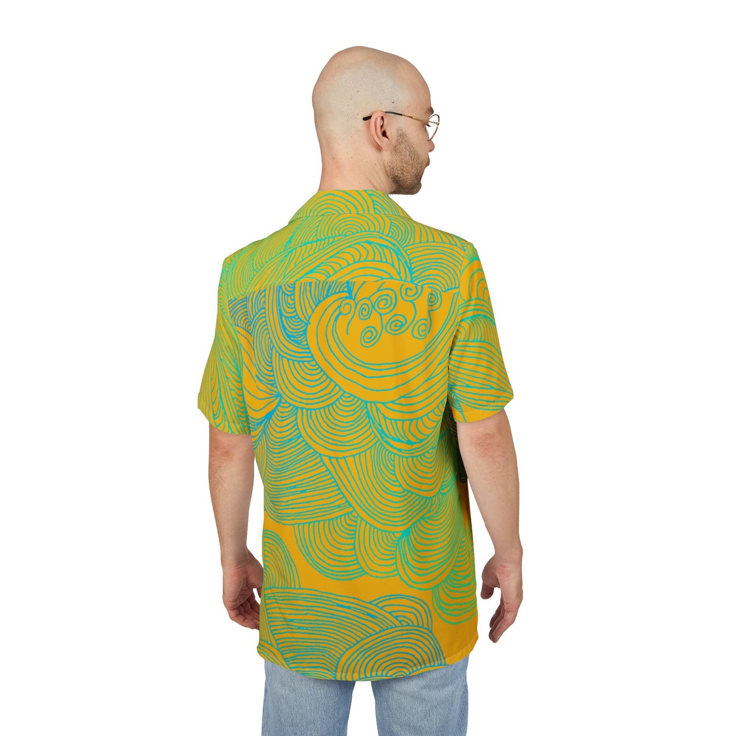 Unisex Hawaiian Button-Down Shirt - Tropical Summer Vibes