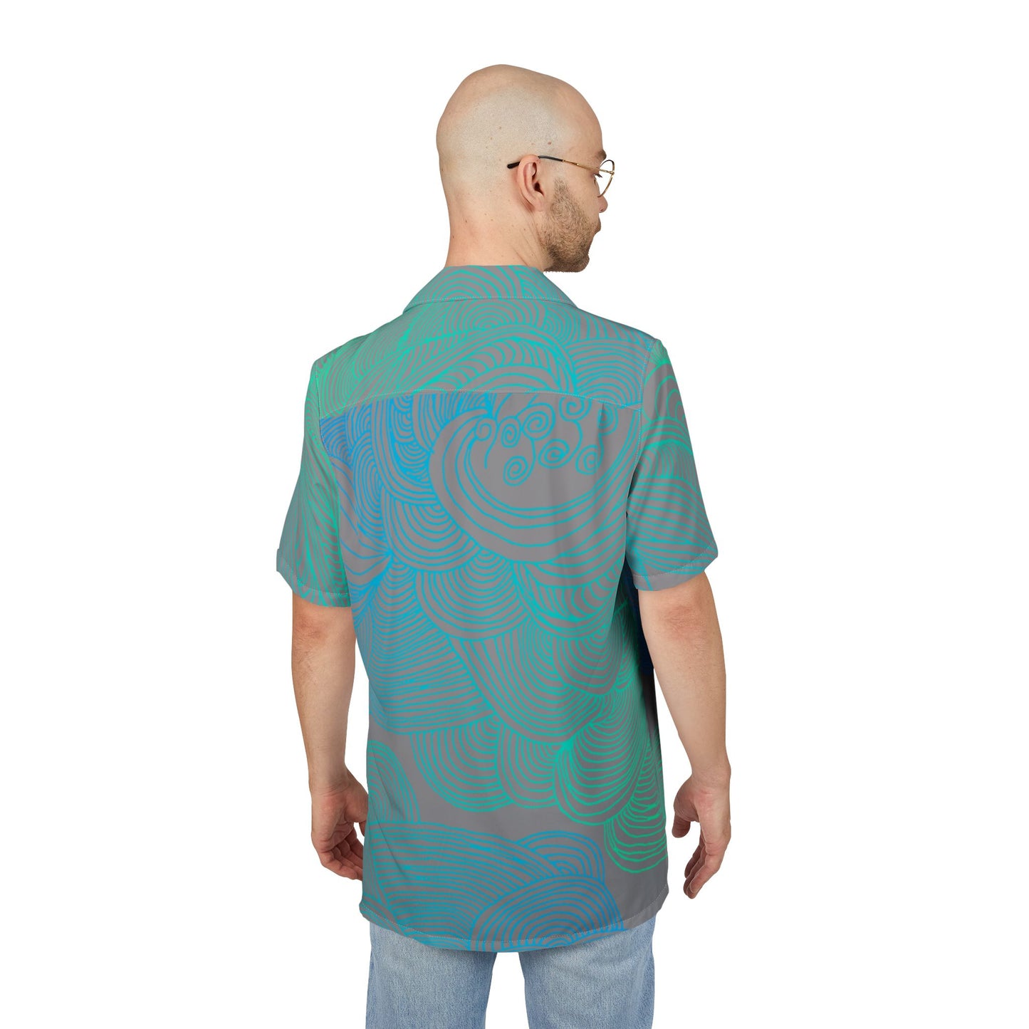 Unisex Hawaiian Button-Down Shirt - Tropical Summer Vibes
