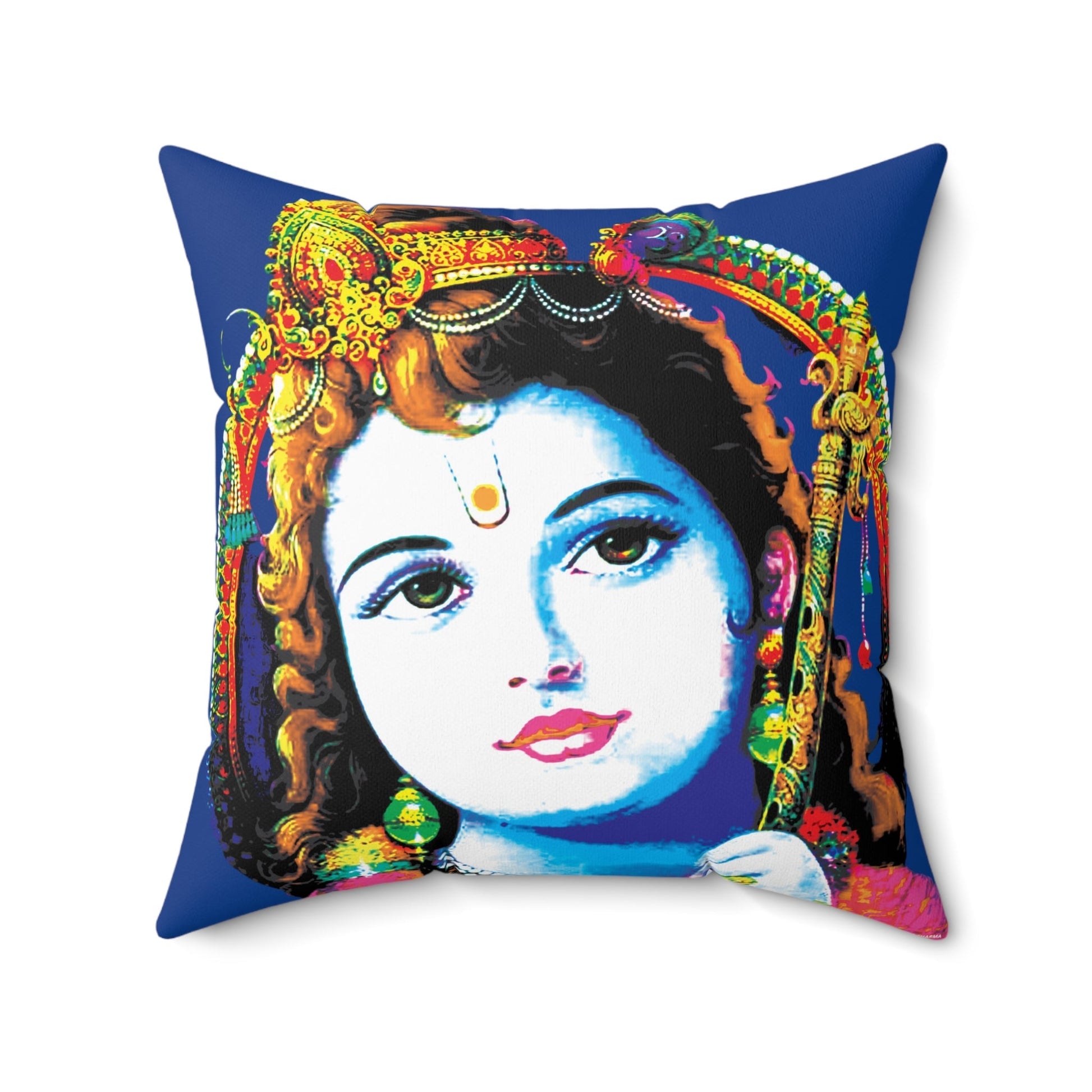 Whispers of Comfort-Spun Polyester Square Pillow