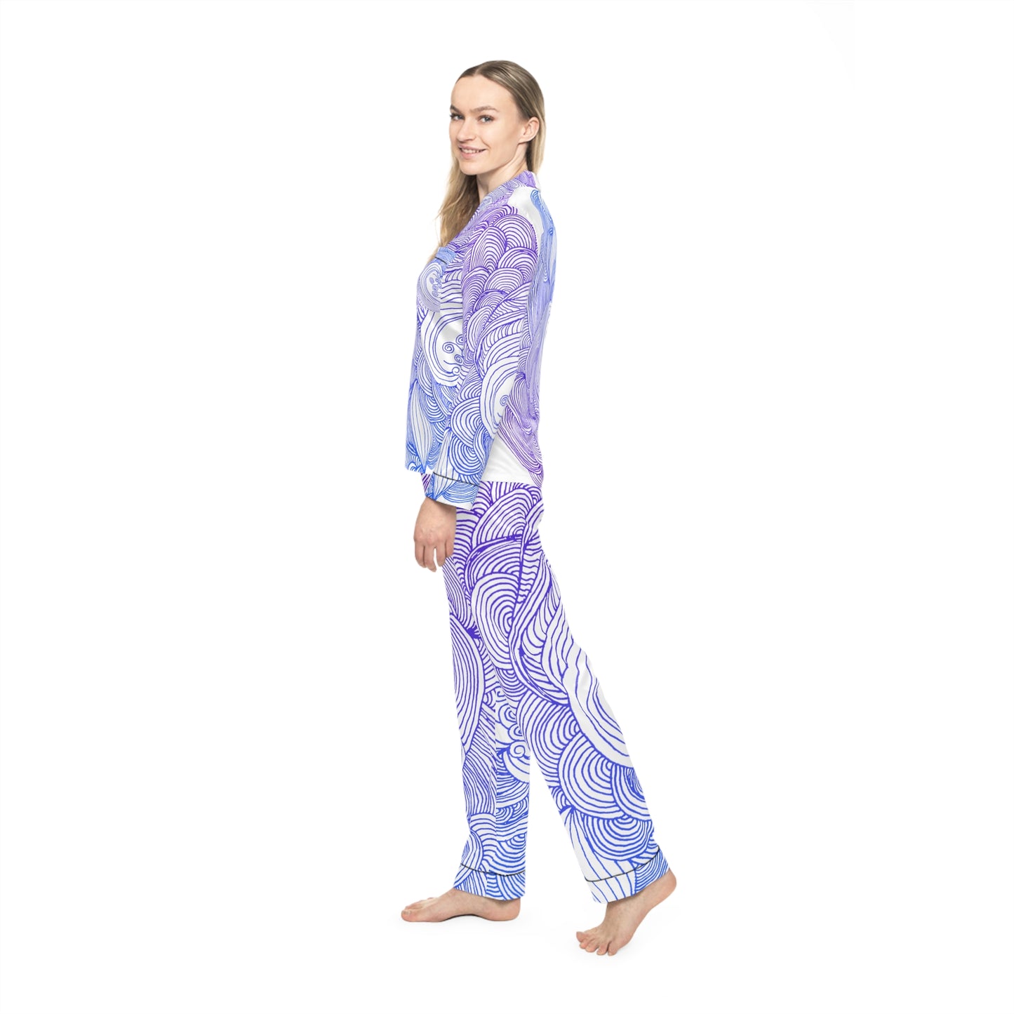 Women's Satin Pajama Set - Elegant Sleepwear