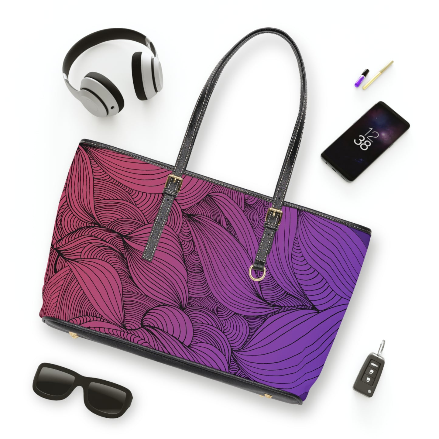PU Leather Shoulder Bag