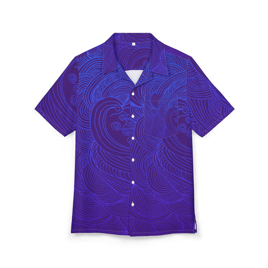 Unisex Hawaiian Button-Down Shirt - Tropical Summer Vibes