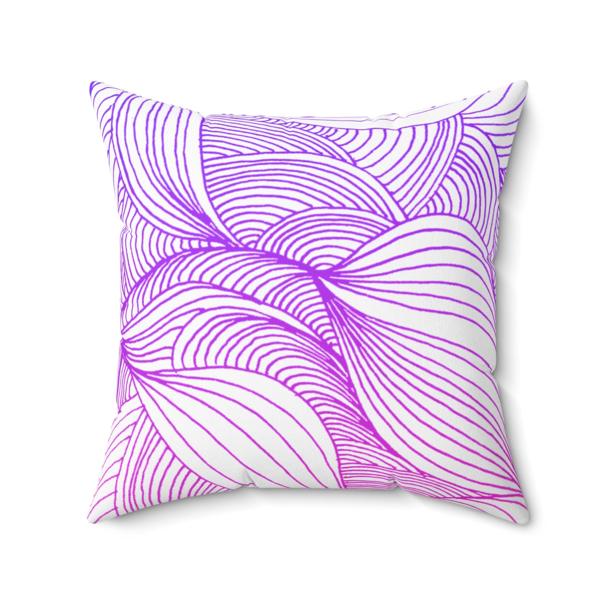 Whispers of Comfort-Spun Polyester Square Pillow