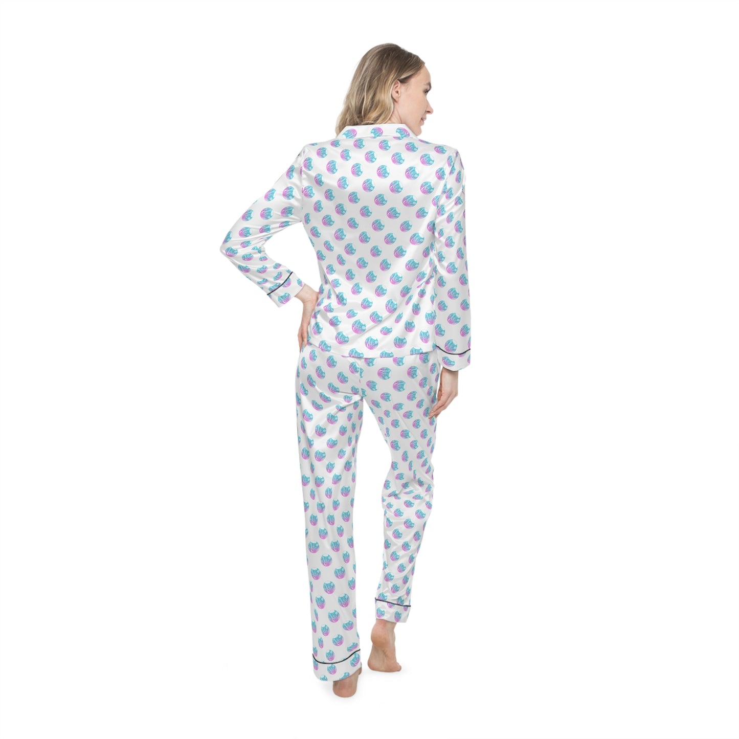 Women's Satin Pajama Set - Elegant Sleepwear
