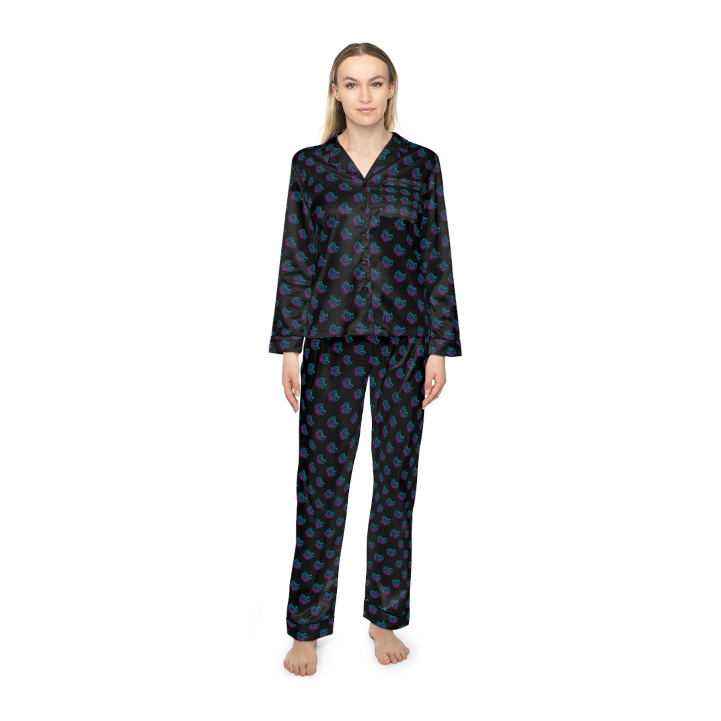 Women's Satin Pajama Set - Elegant Sleepwear