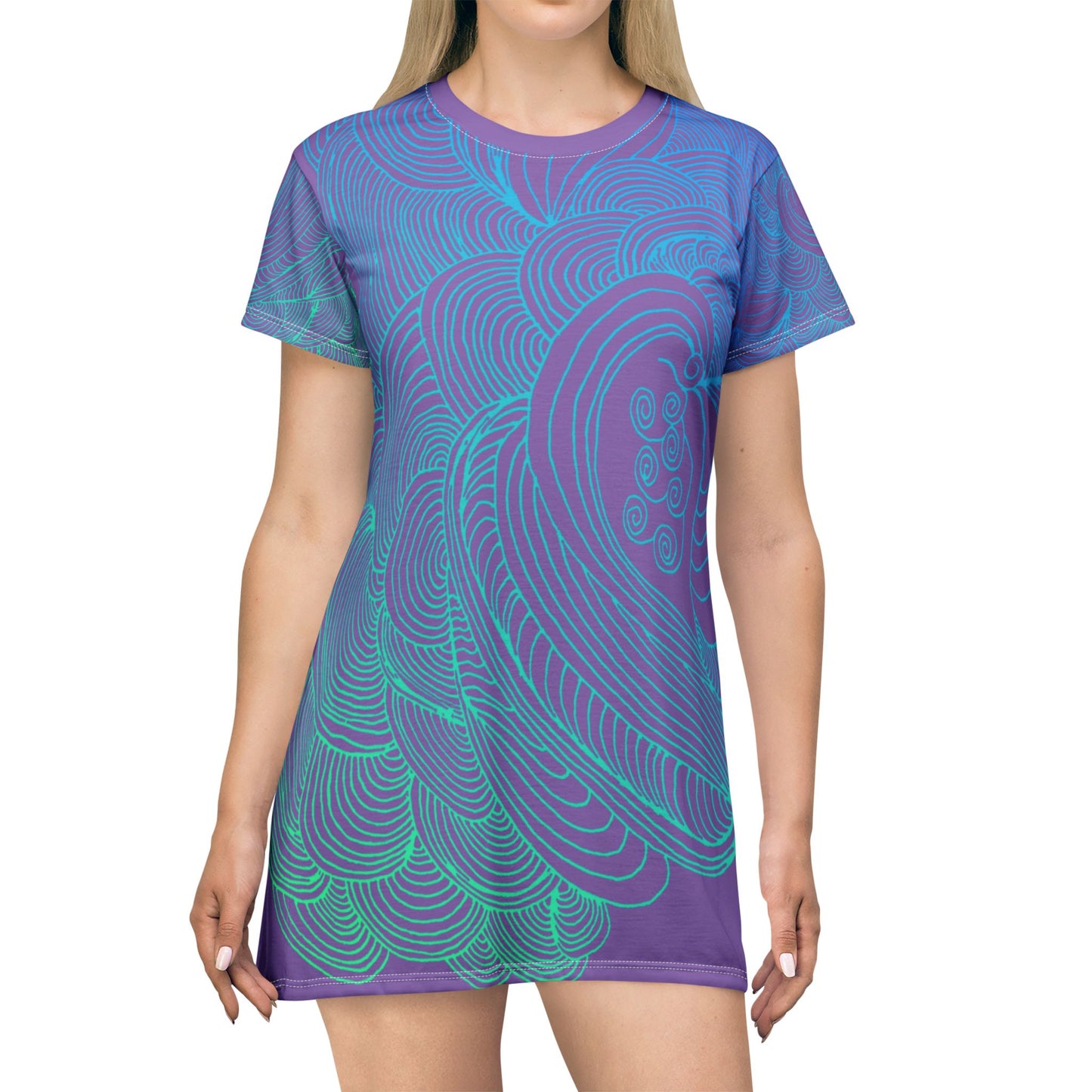 Flow of Love-T-Shirt Dress