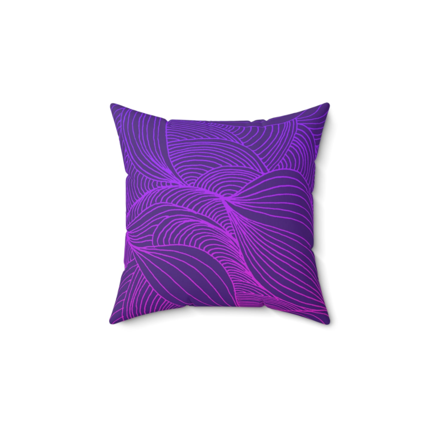 Whispers of Comfort-Spun Polyester Square Pillow