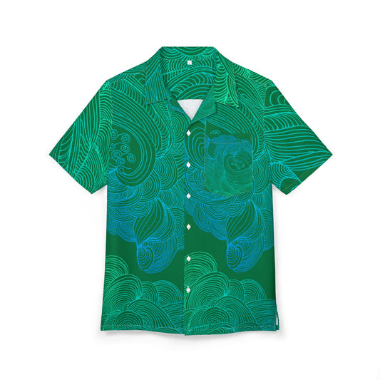 Unisex Hawaiian Button-Down Shirt - Tropical Summer Vibes