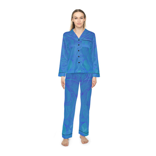 Women's Satin Pajama Set - Elegant Sleepwear