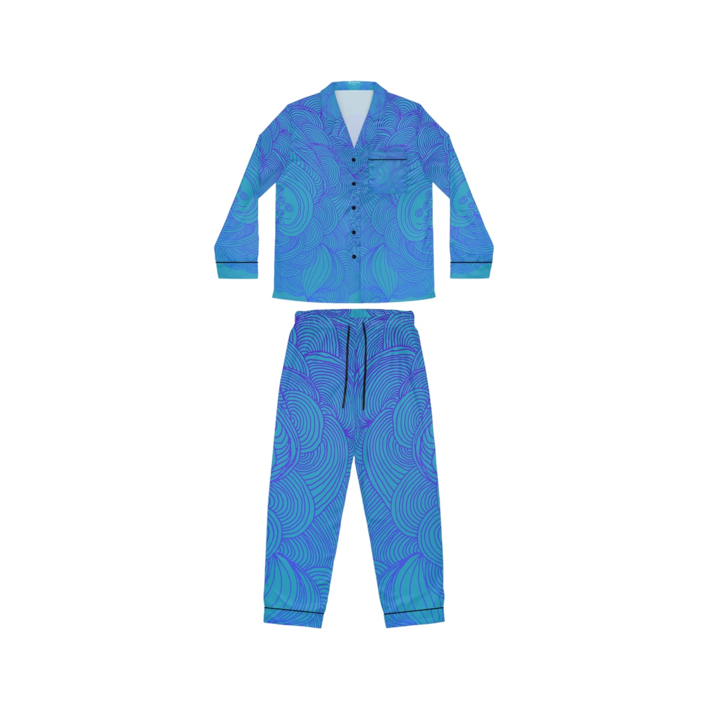 Women's Satin Pajama Set - Elegant Sleepwear