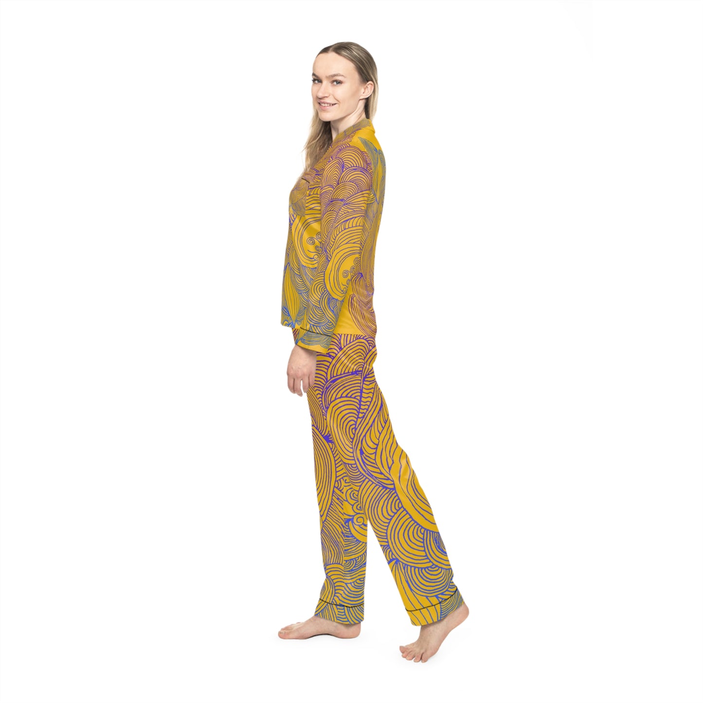Women's Satin Pajama Set - Elegant Sleepwear